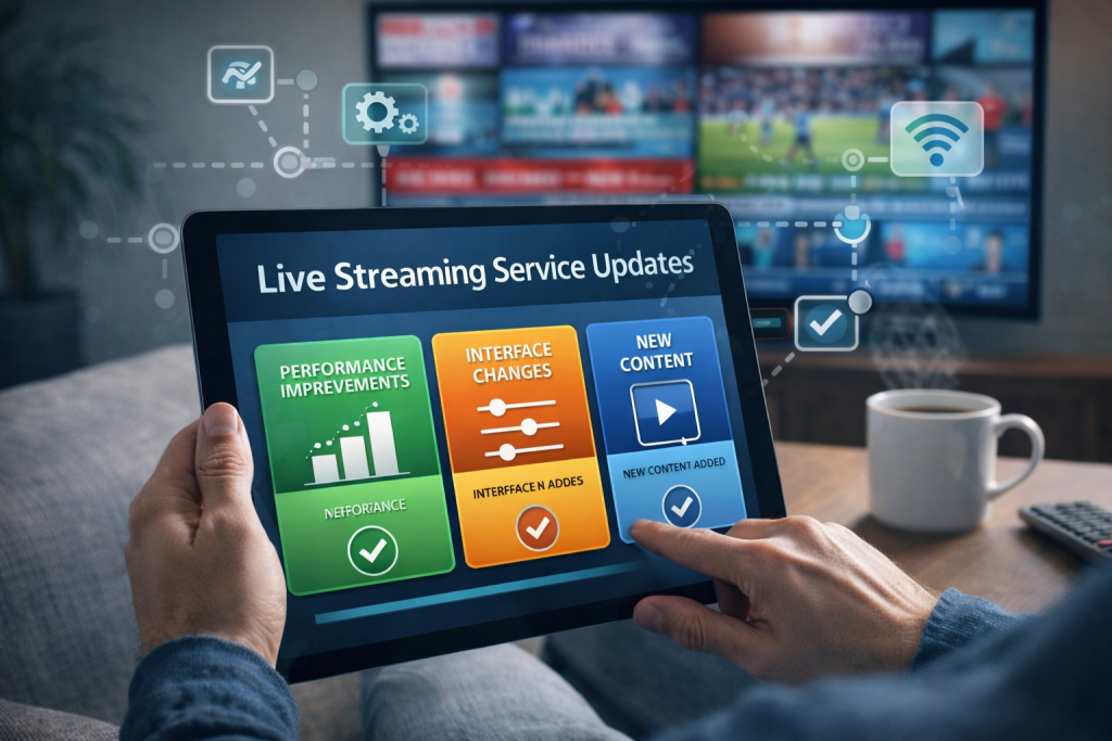 How live streaming services update and manage platform changes in 2026