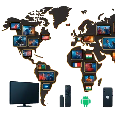 Global live TV channel list on Watch TV Direct — sports, news and international content